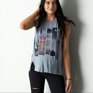 American Eagle Moon Rising Tank